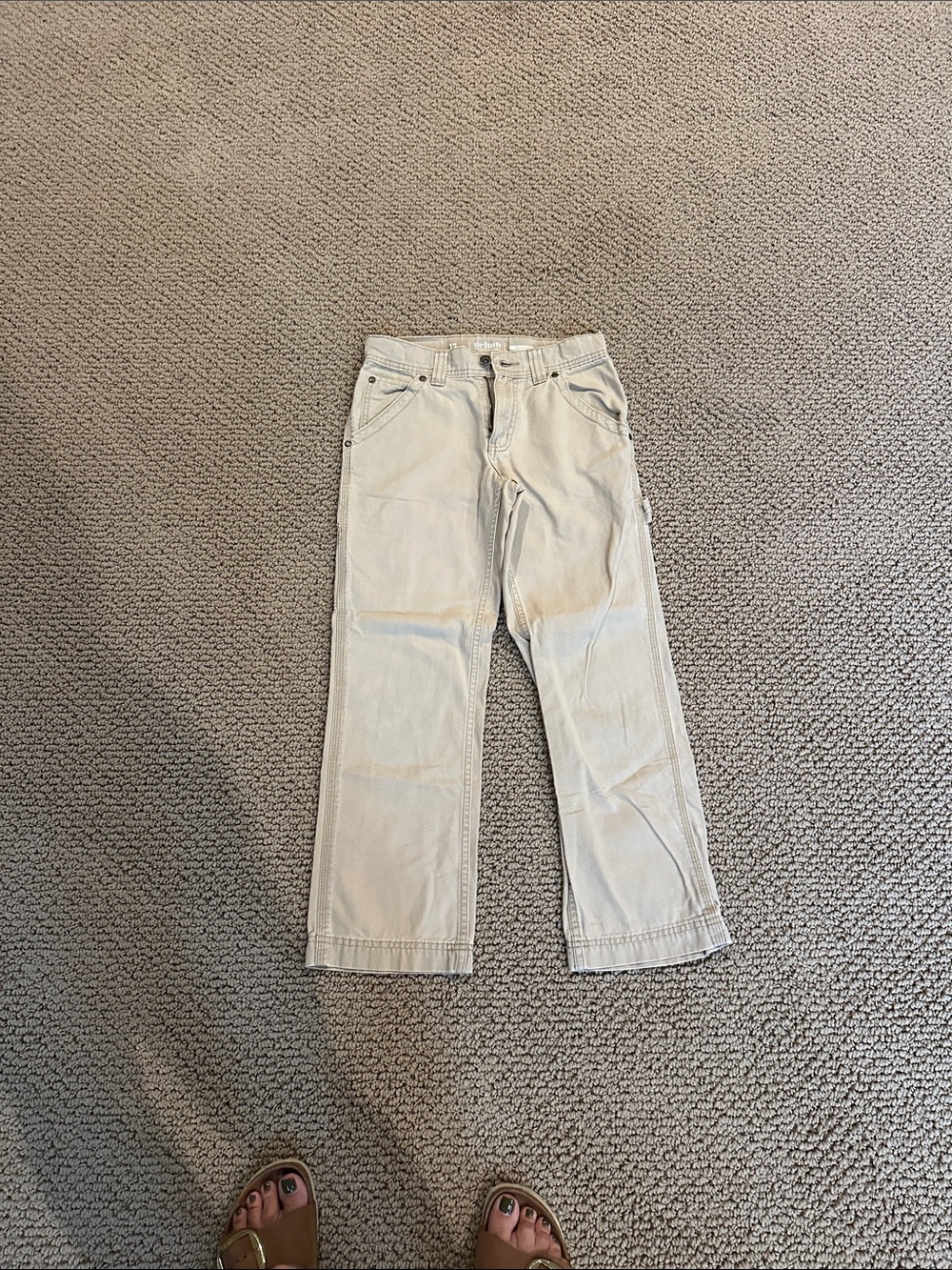 Khaki carpenter pants